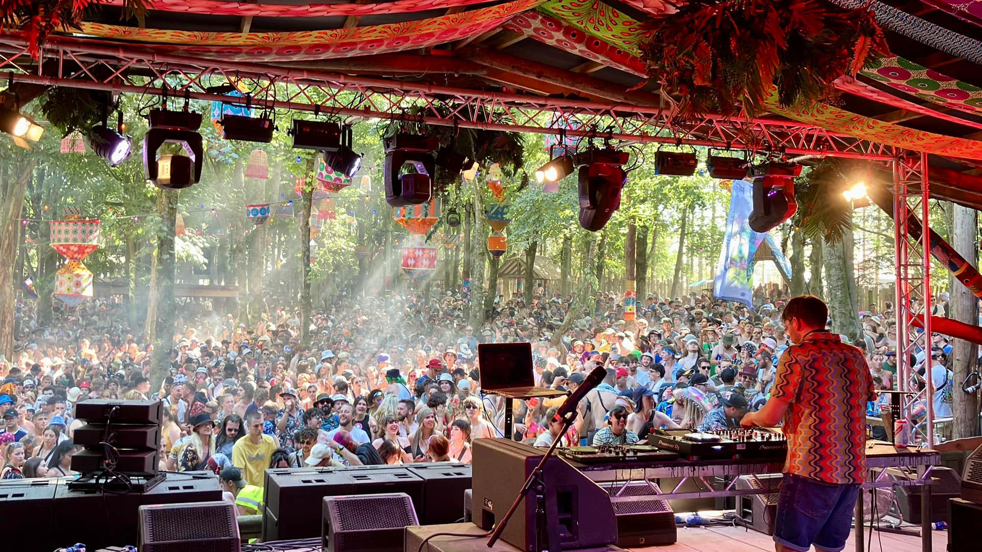 The Beatles Dub Club on Boomtown Fair’s woodland stage in 2022
