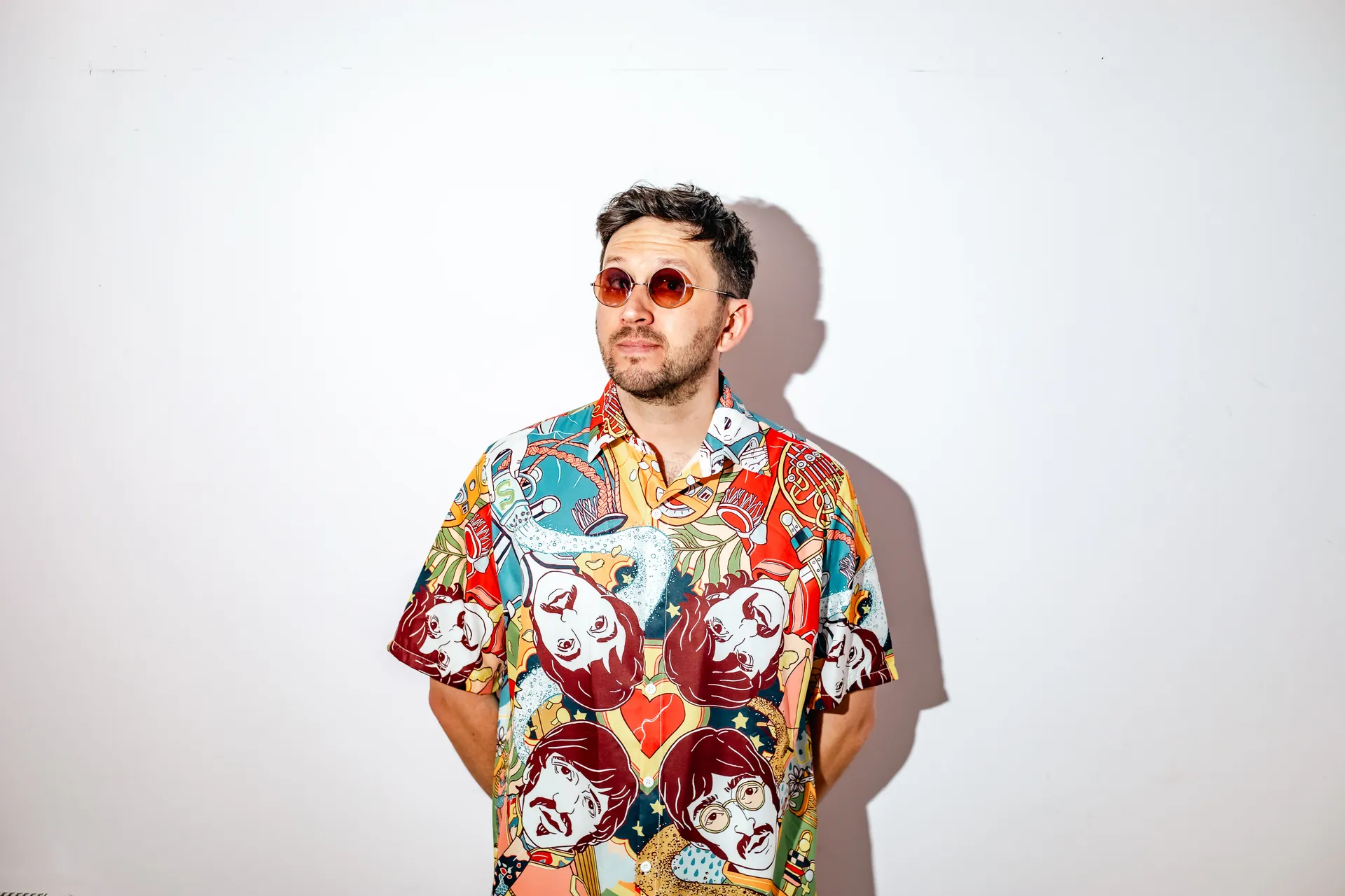 DJ Chris Arnold, The Beatles Dub Club press shot 2025